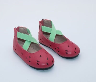 RTS (SIZE 3) Cut Out Strawberry Ballerinas