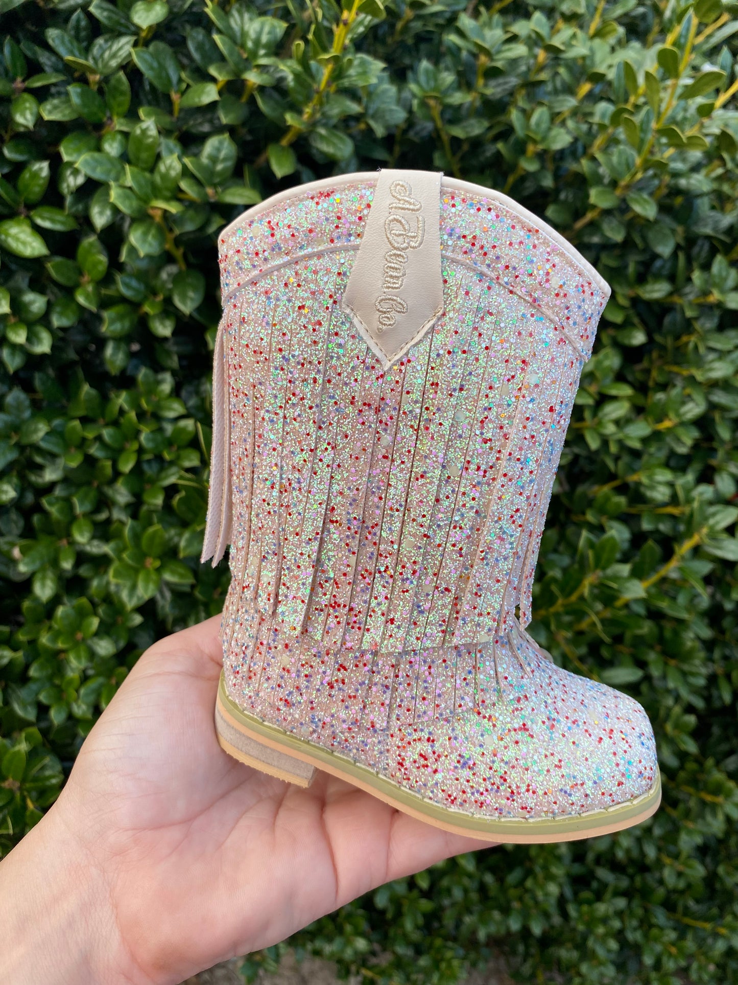 RTS Patriotic Confetti Fringe GLOW Cowgirls (SZ 2,4,6, BK4)