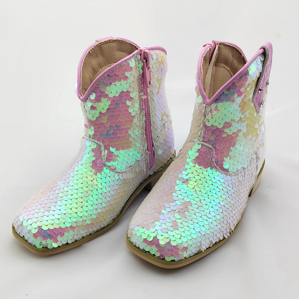 RTS Pink Iridescent FLIP SEQUINS LOWCUTS