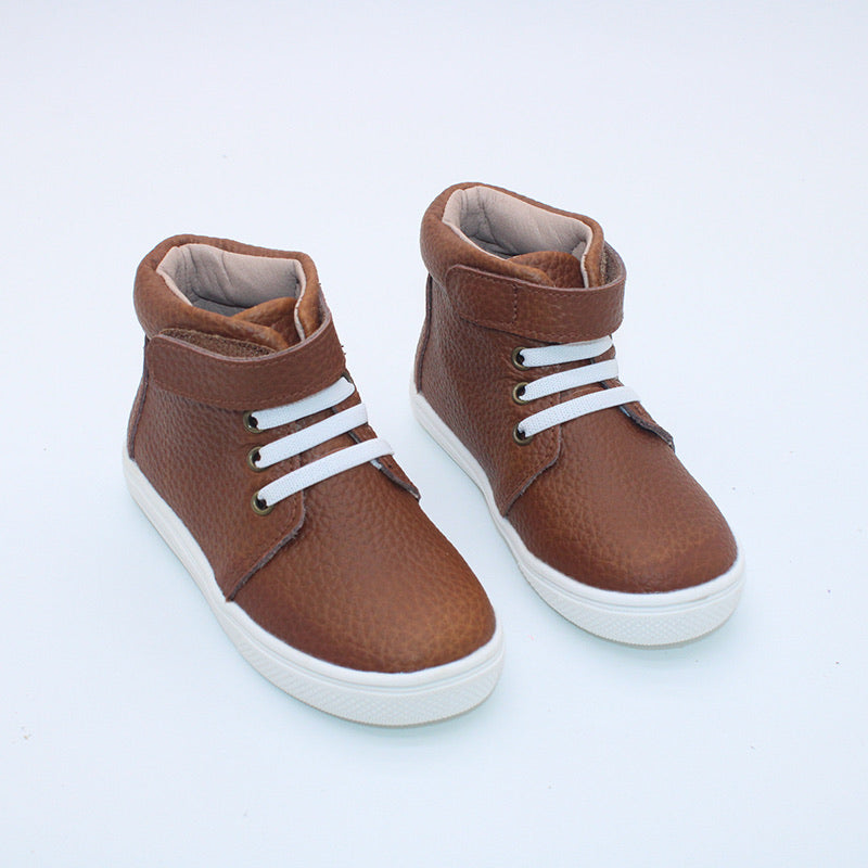 RTS Weathered Brown Hightops (SZ 3, 4,5,6,13)