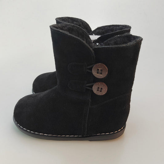 RTS Black Suede Grizzly Boots
