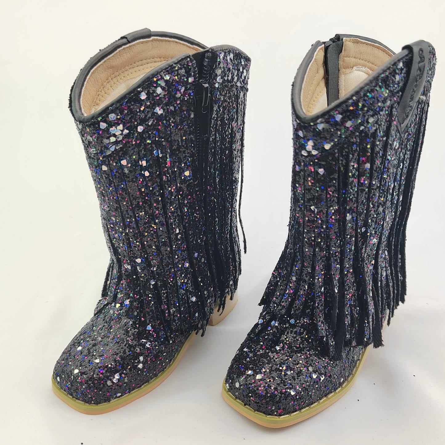 RTS Black GLOW Fringe Cowgirl