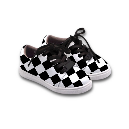RTS Checkered Leather Sneakers