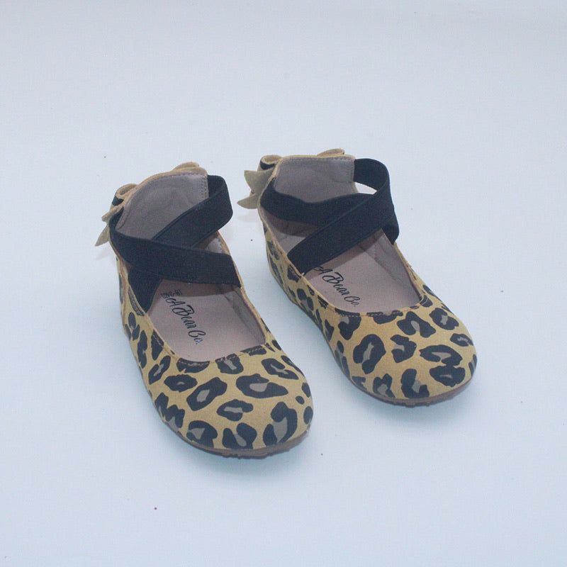 RTS Cheetah Suede BOWBACKS (SIZES 6/12M,12/18M, 18/24)
