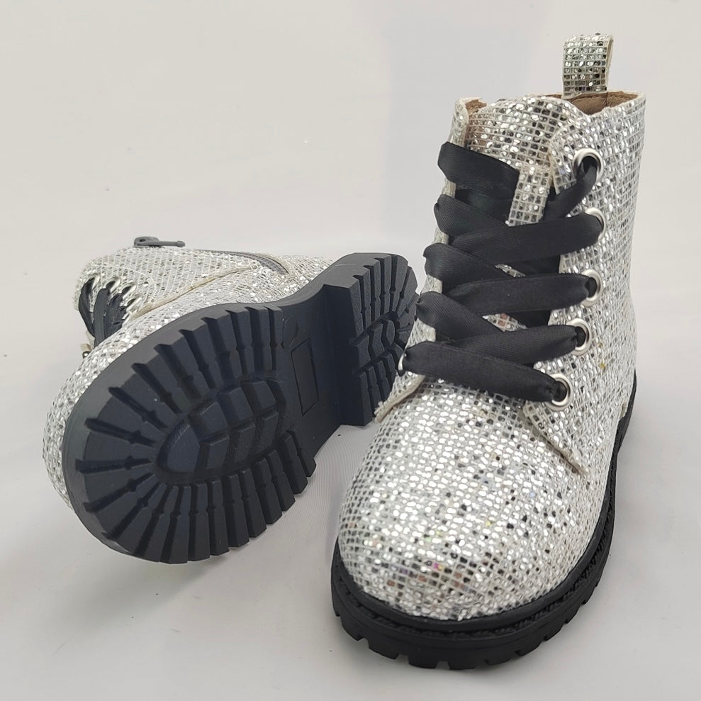 RTS Disco Silver Regular Chunky Combats