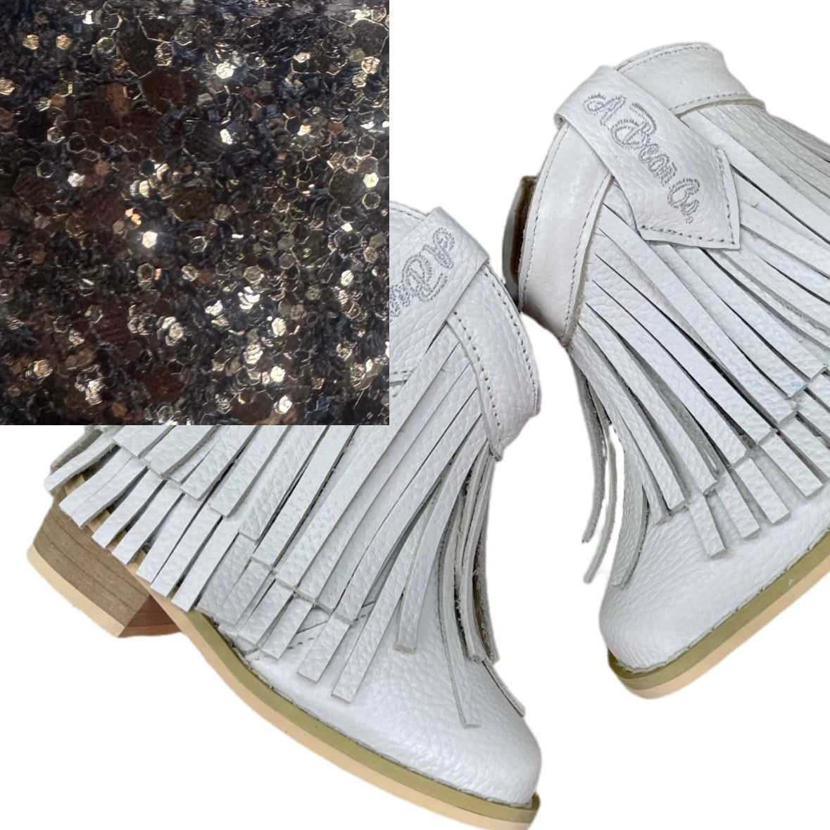 RTS Chocolate LOWCUTS with Suede Fringe