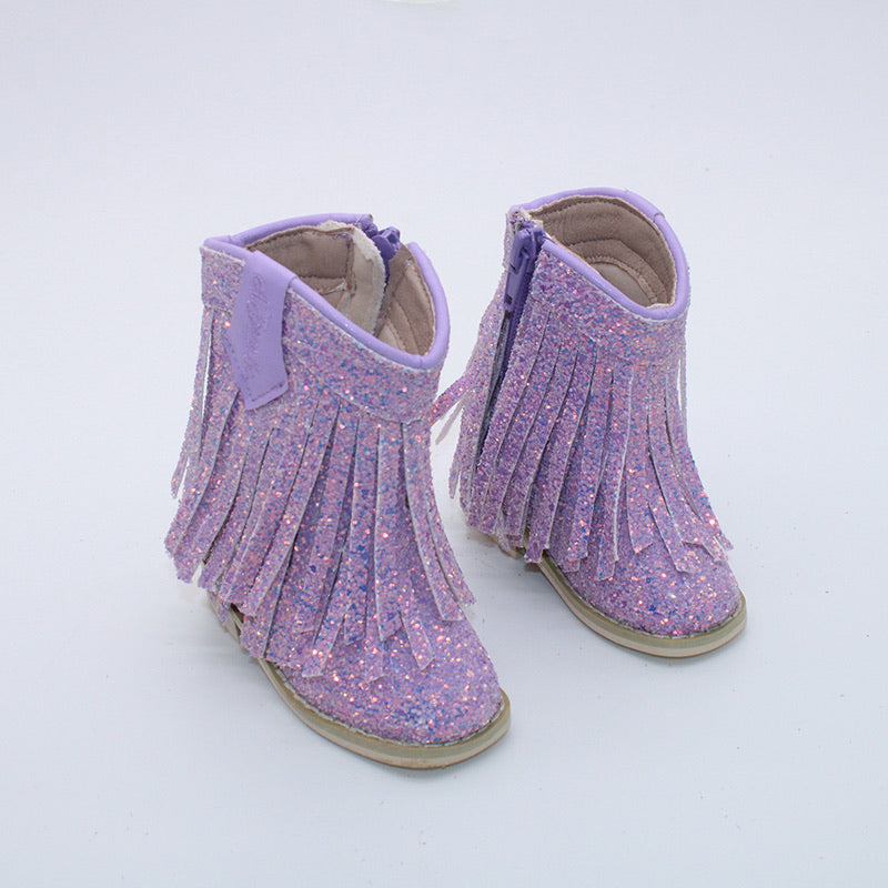 RTS Lilac Glow Confetti Cowgirls (Lowcut)