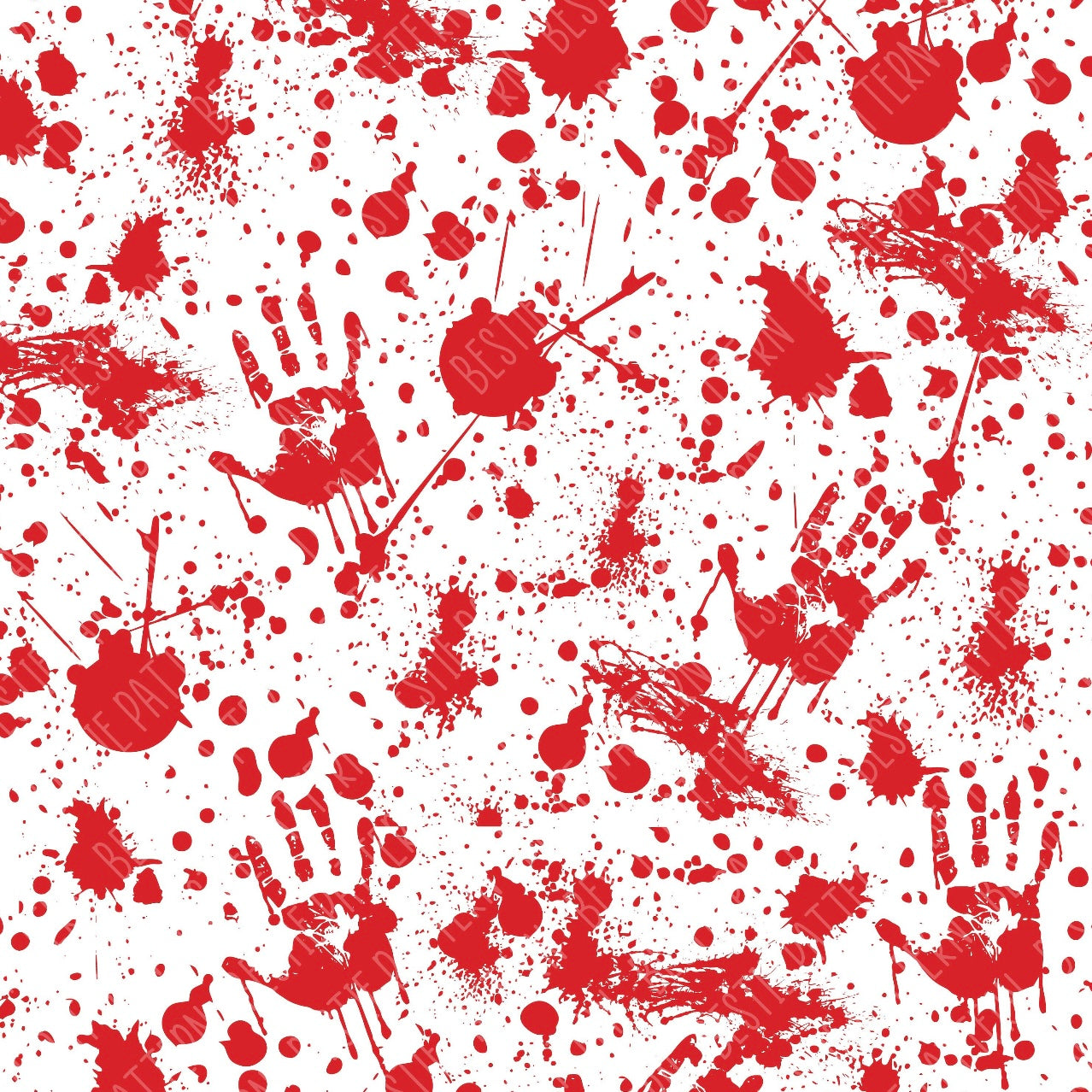 RTS Red Splatter Leather printed NO FRINGE COWGIRL (SZ9)