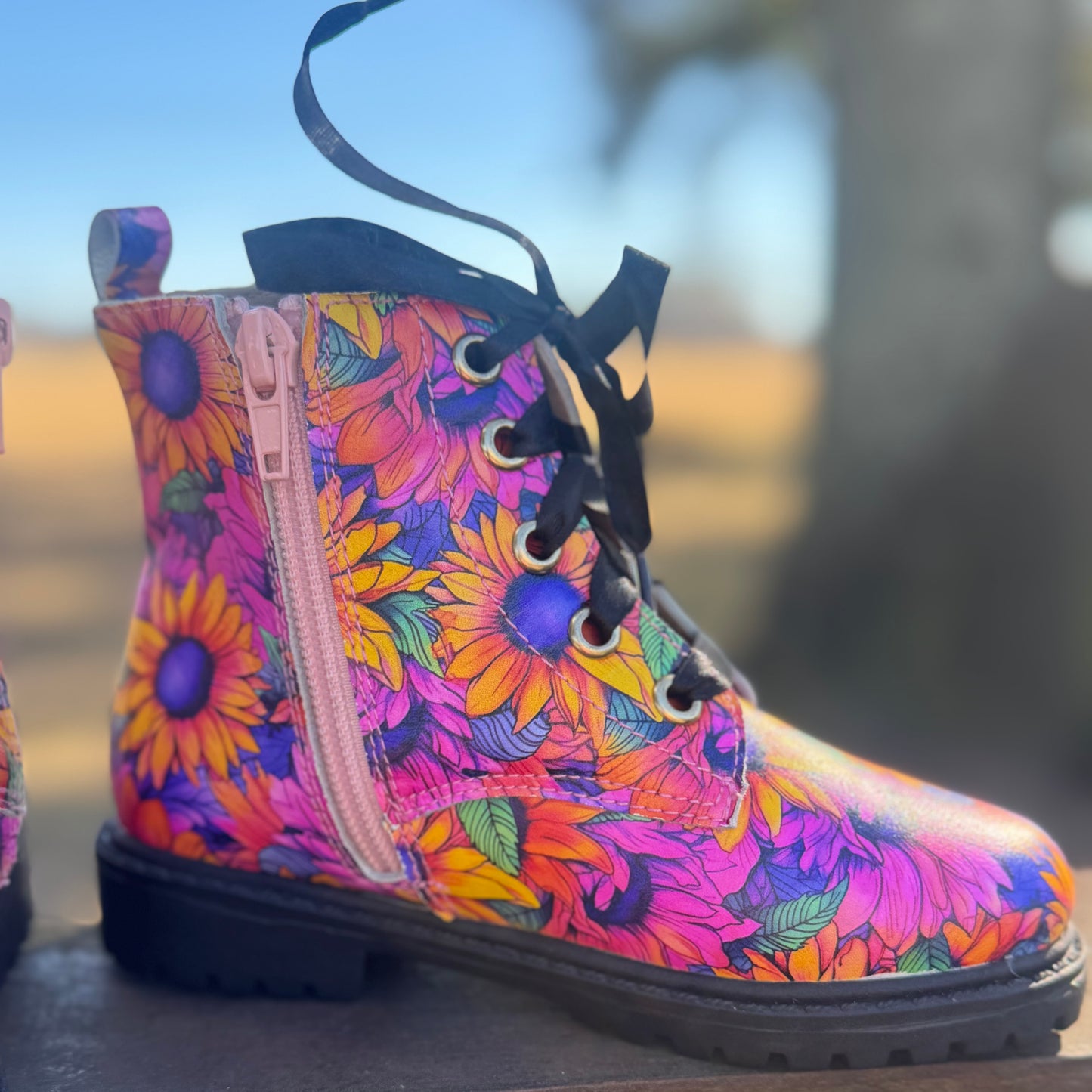 RTS Neon Sunflowers Chunky Combats (SZ 11)