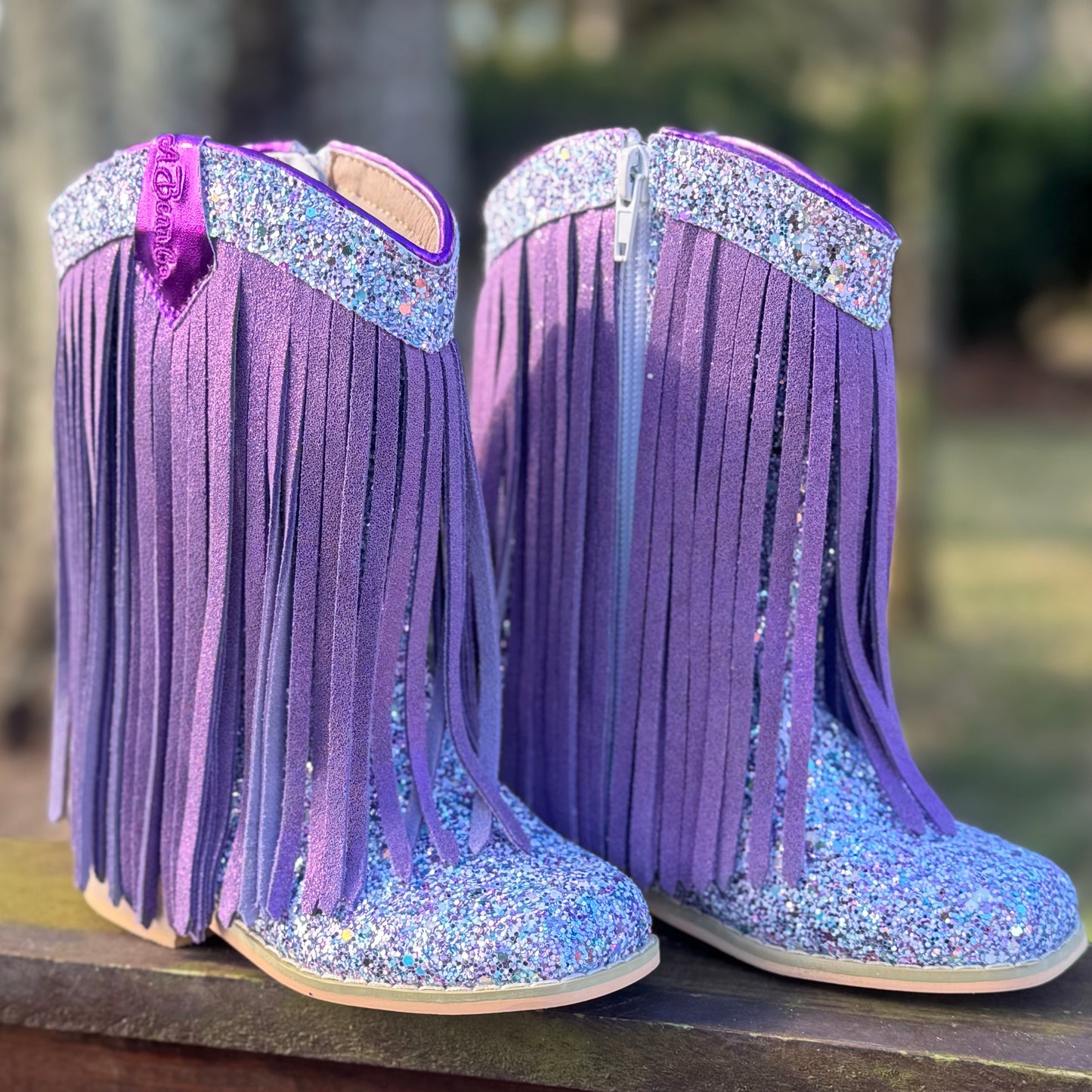 RTS Frozen GLOW SUEDE FRINGE Cowgirls