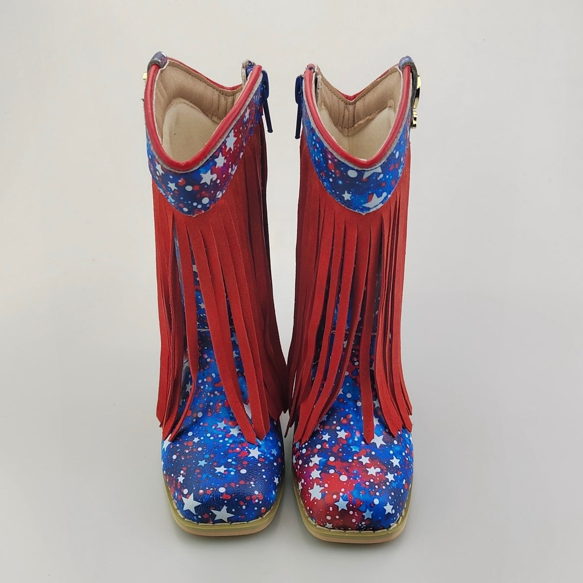 RTS Blue Star SUEDE Cowgirls (SZ 4,5,6,8,9,10,11, BK1, BK3,BK4)