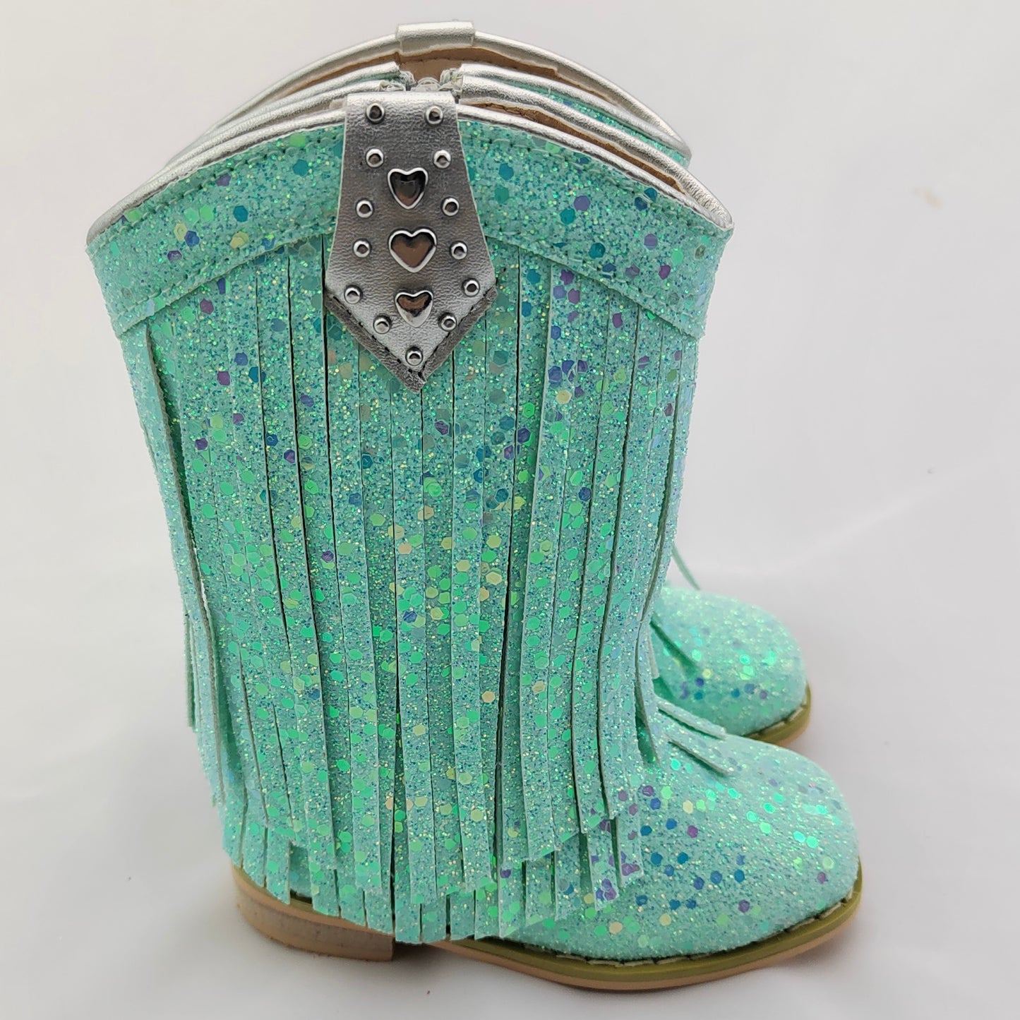 RTS Caribbean HEART TAB Fringe Cowgirls (SZ 7,8,9,11,13,BK1)