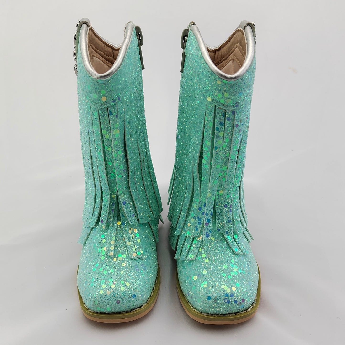 RTS Caribbean HEART TAB Fringe Cowgirls (SZ 7,8,9,11,13,BK1)
