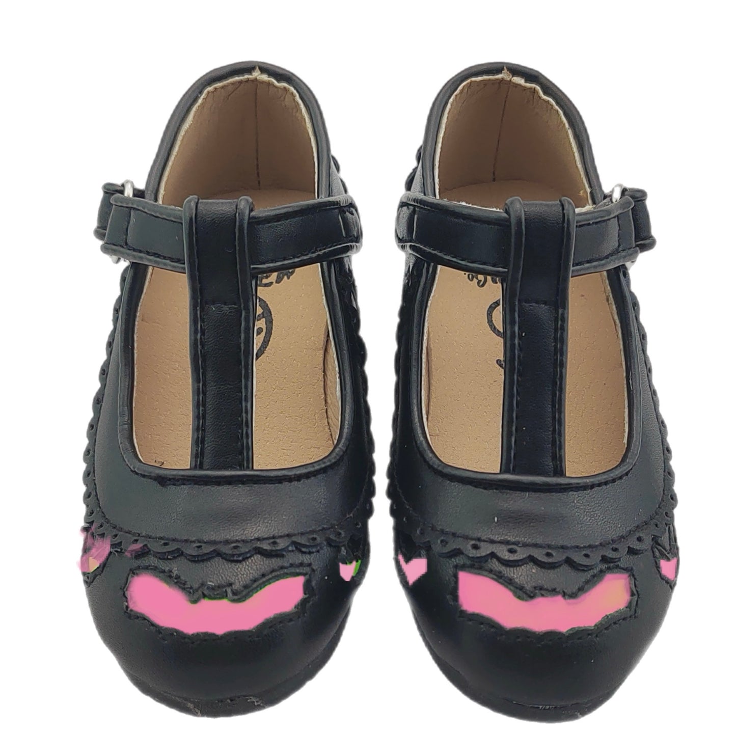 Pink GLOW Bats Heels (SZ 6)