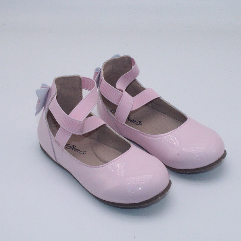 RTS Light Pink Patent Sparkle BOWBACKS (SIZES 1,2,4)