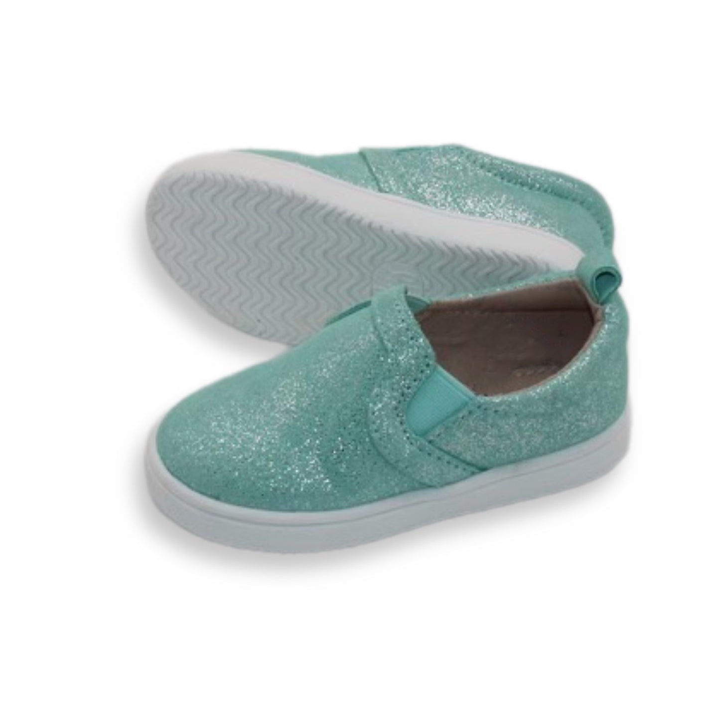 RTS Seaglass Shimmer Suede Slides (SZ 2,4)
