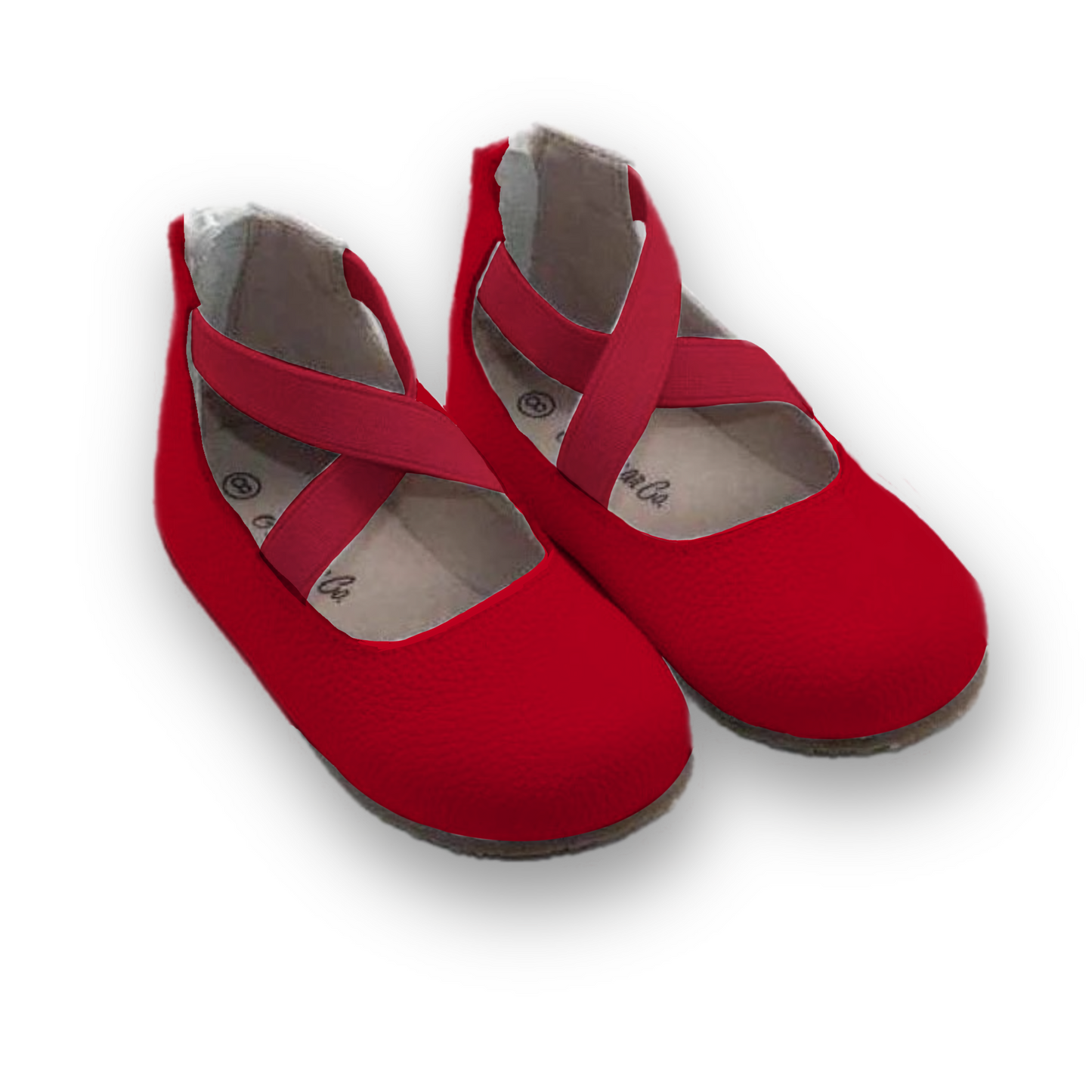 RTS Cherry Leather Ballerina