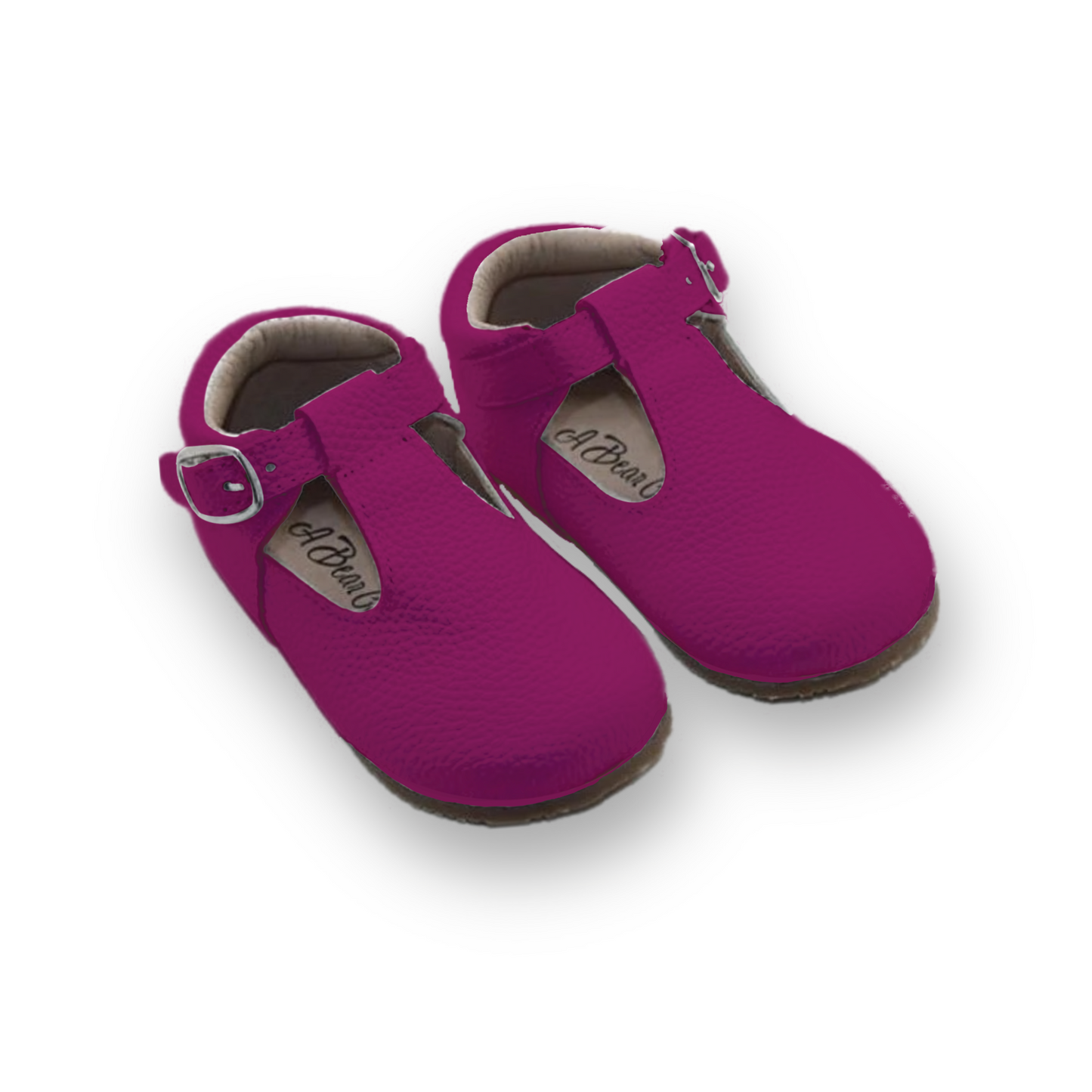 RTS Berry Leather Tstraps (SZ 2)