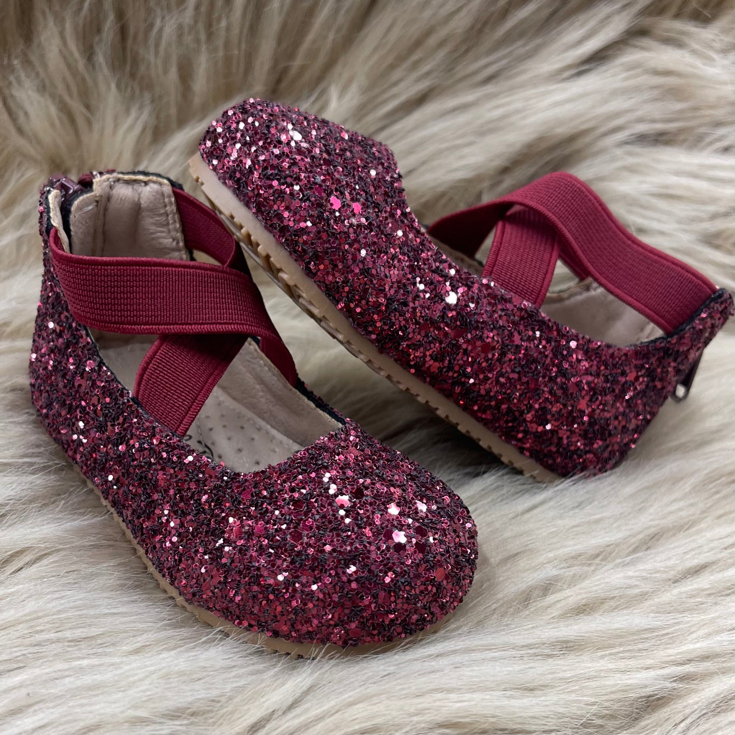 RTS Jamberry Glitter Ballerinas (SZ 1,2,3,4)