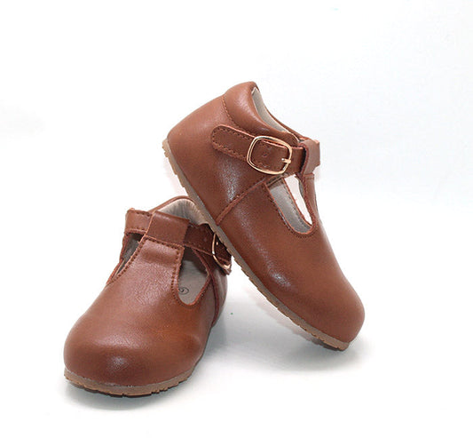 RTS Brown Leather Tstraps