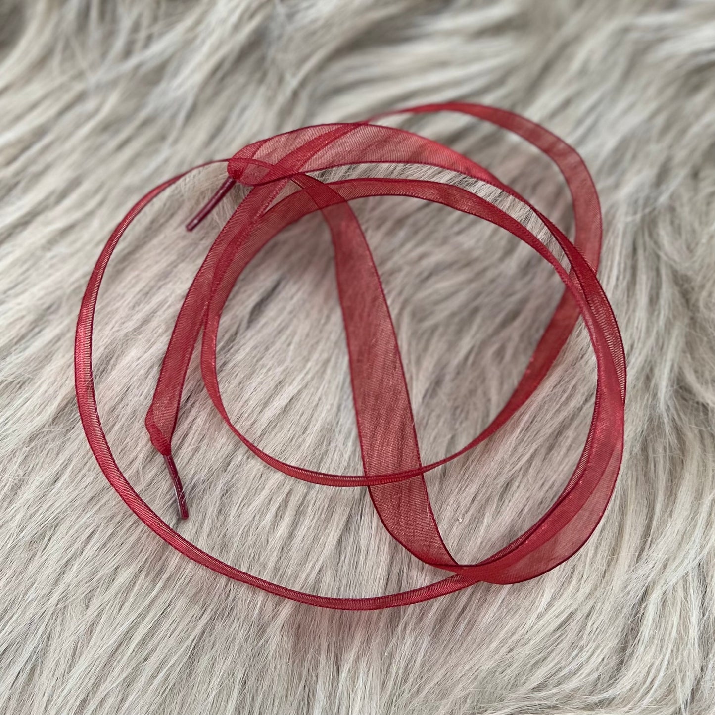 RTS Red Ribbon Laces