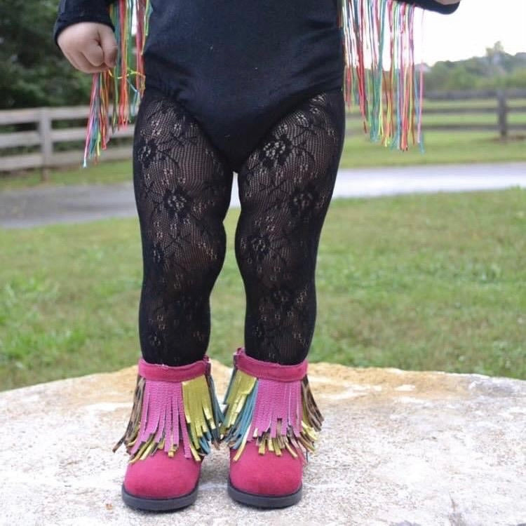 RTS Floral Tights
