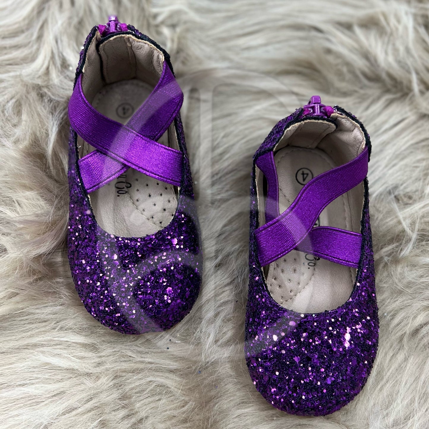 RTS Neptune Glitter Ballerinas (SZ 4)