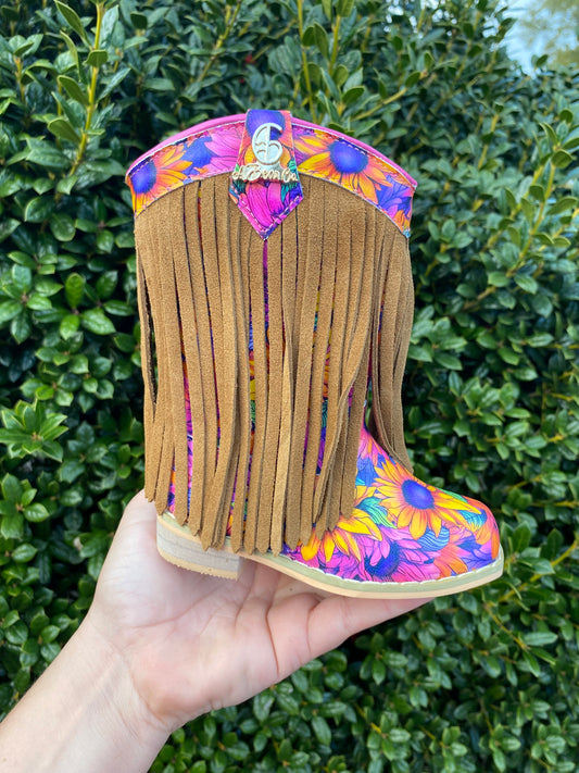 RTS Neon Sunflower Fringe Cowgirls