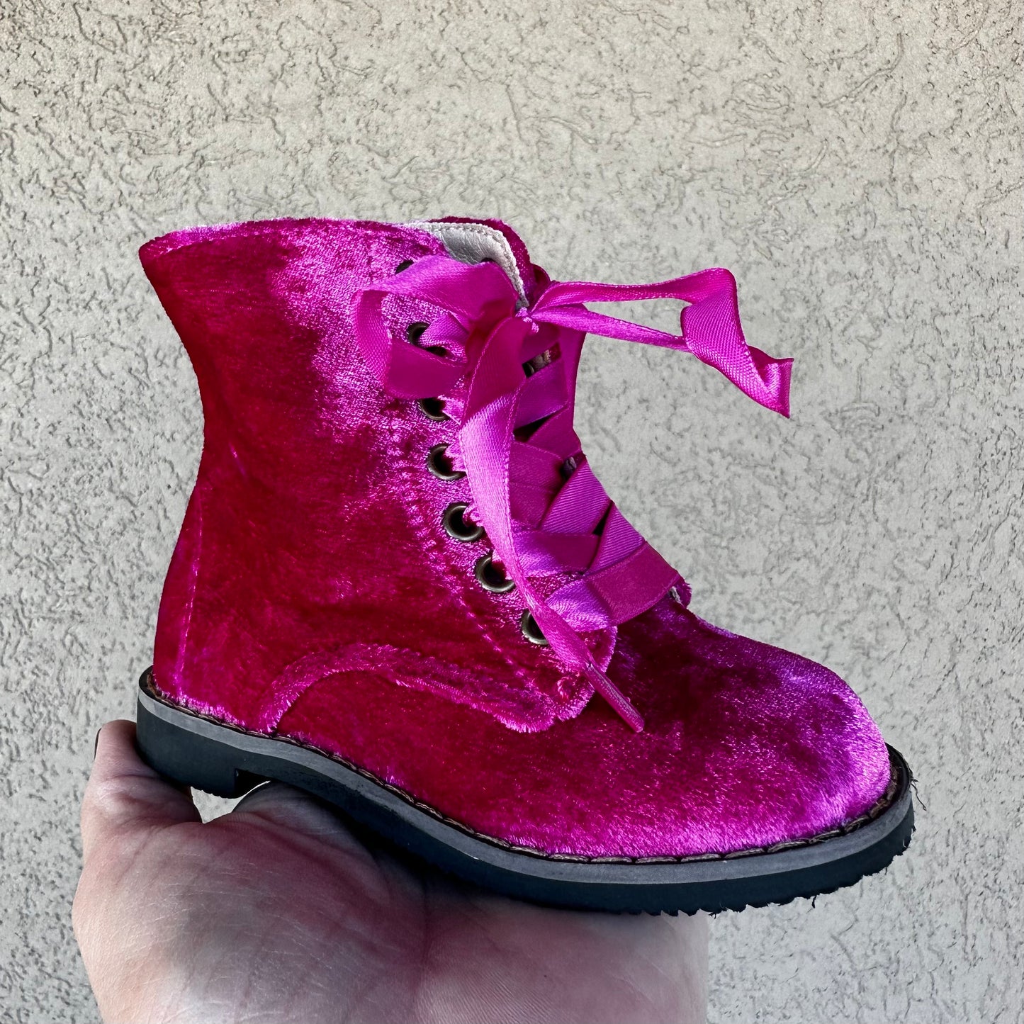 RTS Pink Crushed Velvet Combats