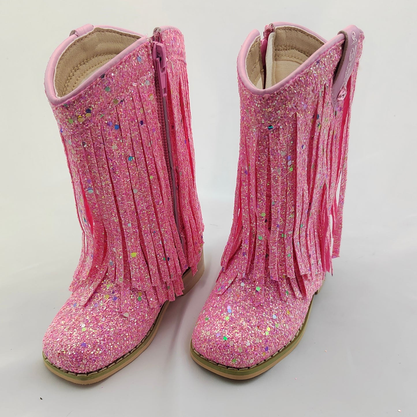 RTS Cotton Candy Pink Fringe Cowgirls