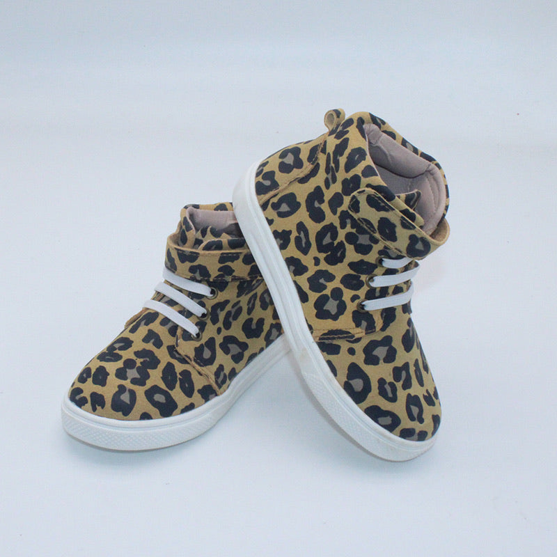 RTS Cheetah Suede High Tops