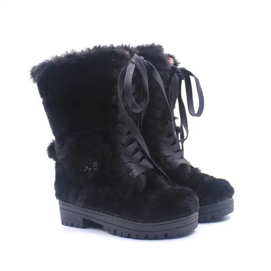 RTS Black Fur MIDHEIGHT Combats (SZ 4,5,6,7,8,9,10,11,12,BK2,BK4)