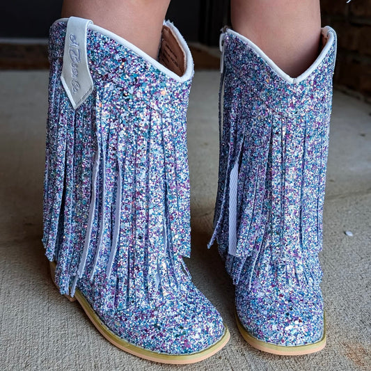 RTS Frozen GLOW Fringe Cowgirls (SZ 2,5)