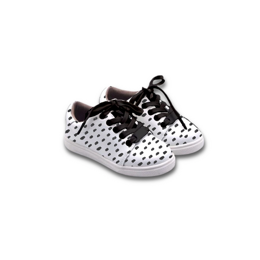 RTS Black & White Spots Sneaker