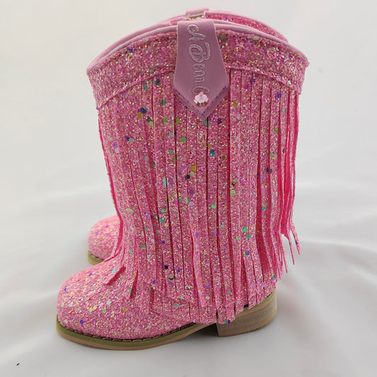 RTS Cotton Candy Pink Fringe Cowgirls