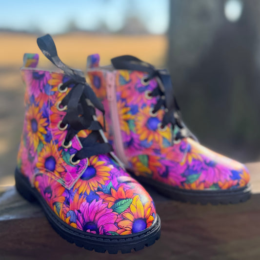 RTS Neon Sunflowers Chunky Combats (SZ 11)