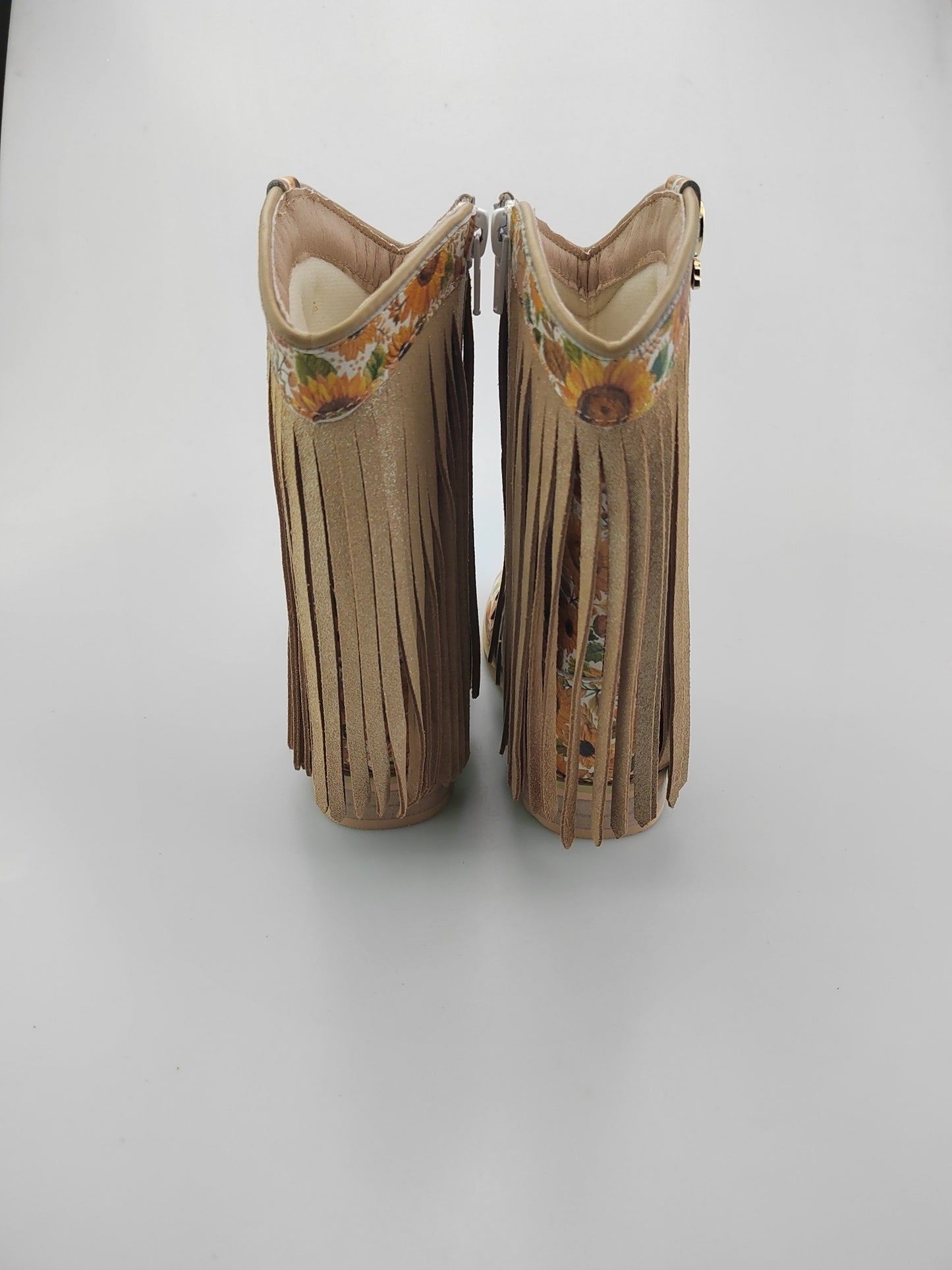 RTS Sunflower SUEDE Fringe Cowgirls (SZ 6,7,8,9,13,BK2,BK3,BK4)