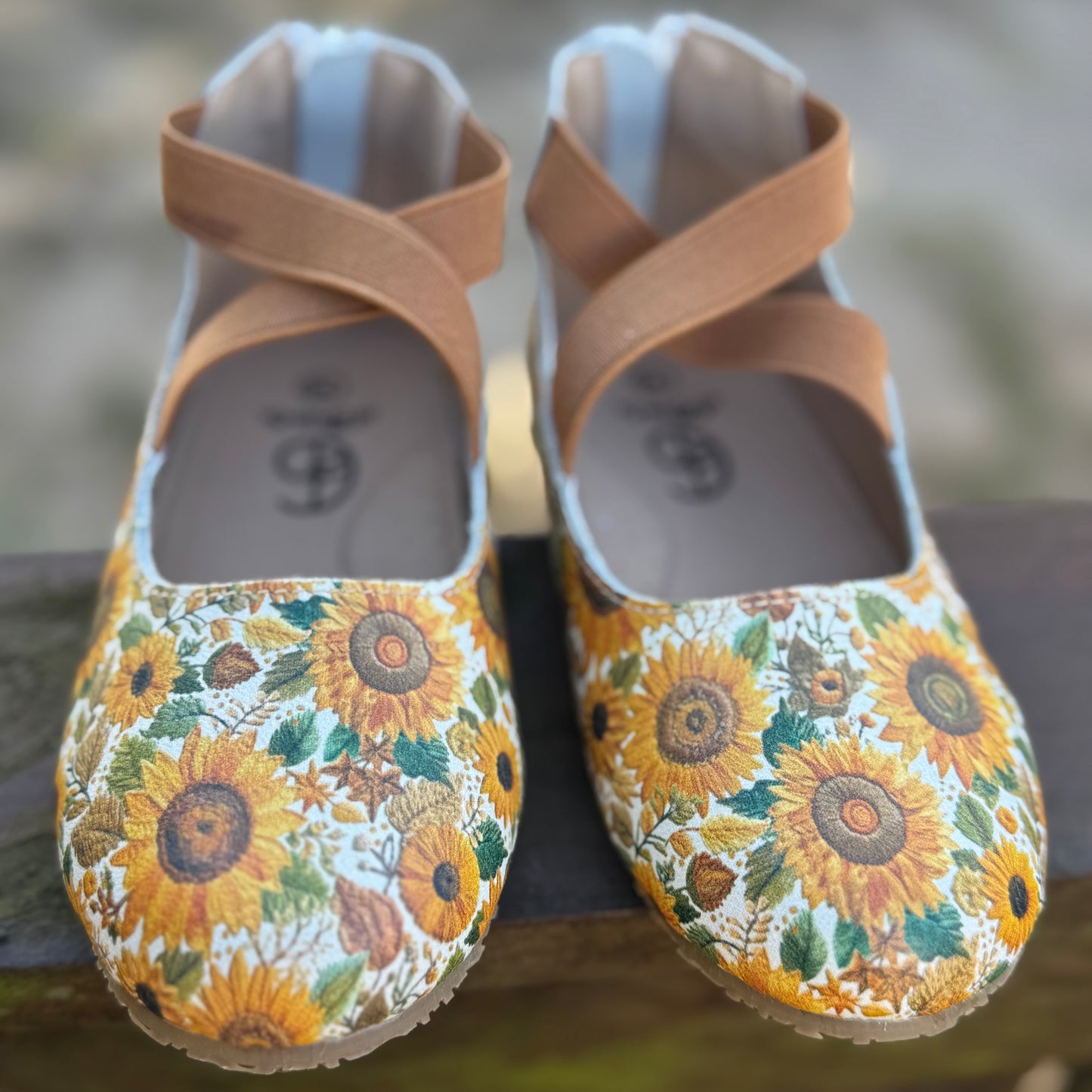 RTS IMPERFECT Sunflower Leather Ballerina (SZ 10)