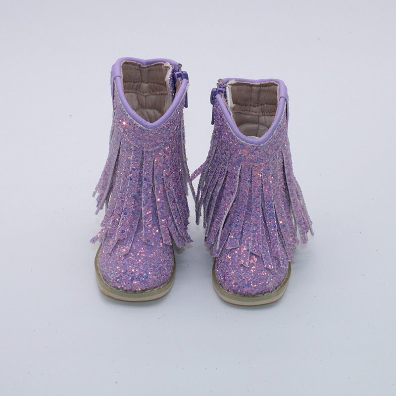 RTS Lilac Glow Confetti Cowgirls (Lowcut)