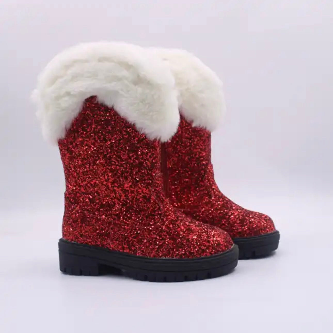 RTS Candy Apple Santa Boot Combat Sole MIDHEIGHT