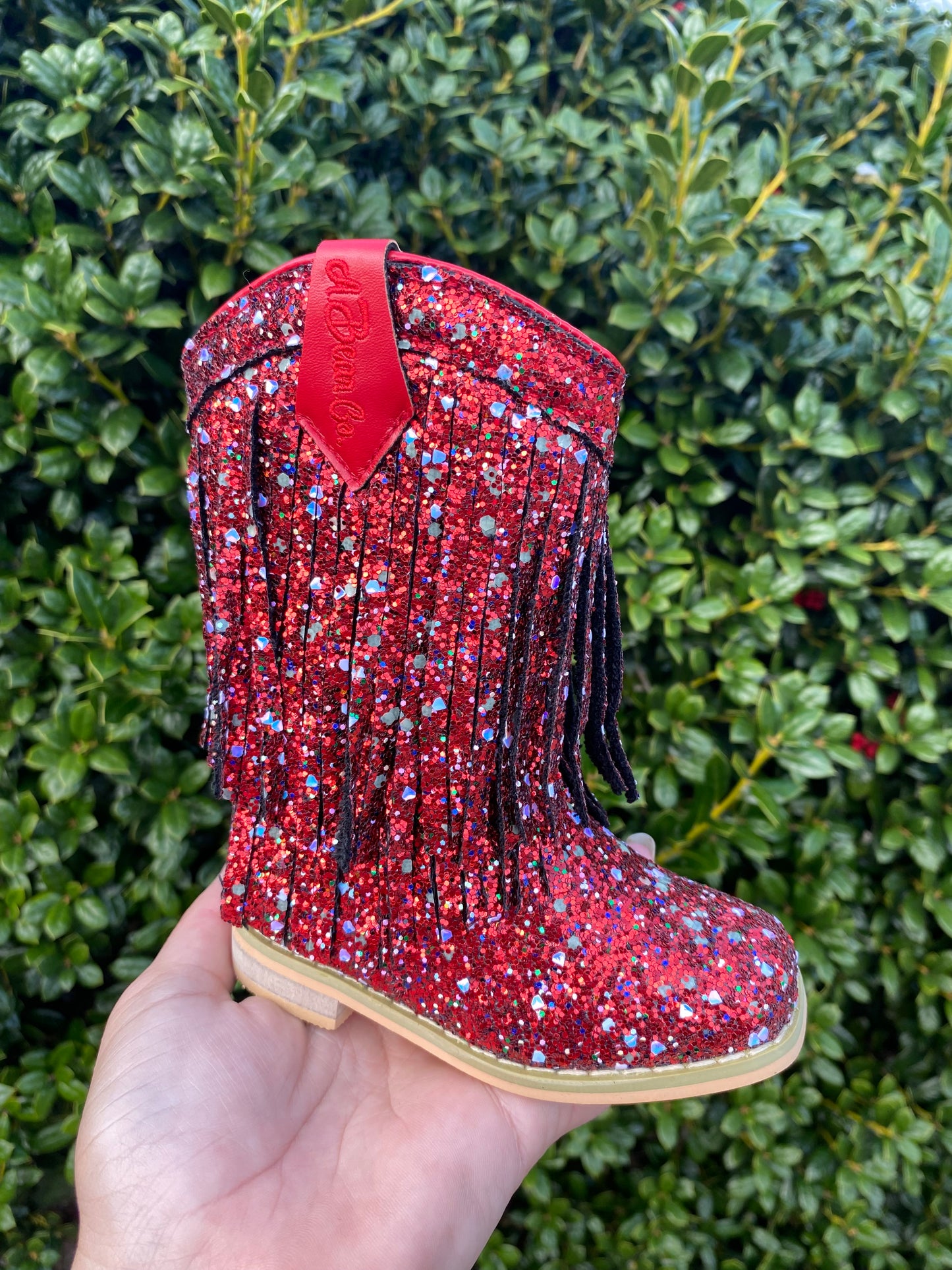 RTS Red GLOW Fringe Cowgirls