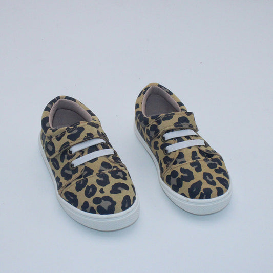 RTS Cheetah Suede Velcro Sneakers