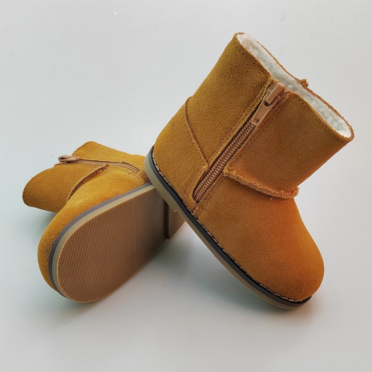 RTS Camel Suede Grizzly Boots