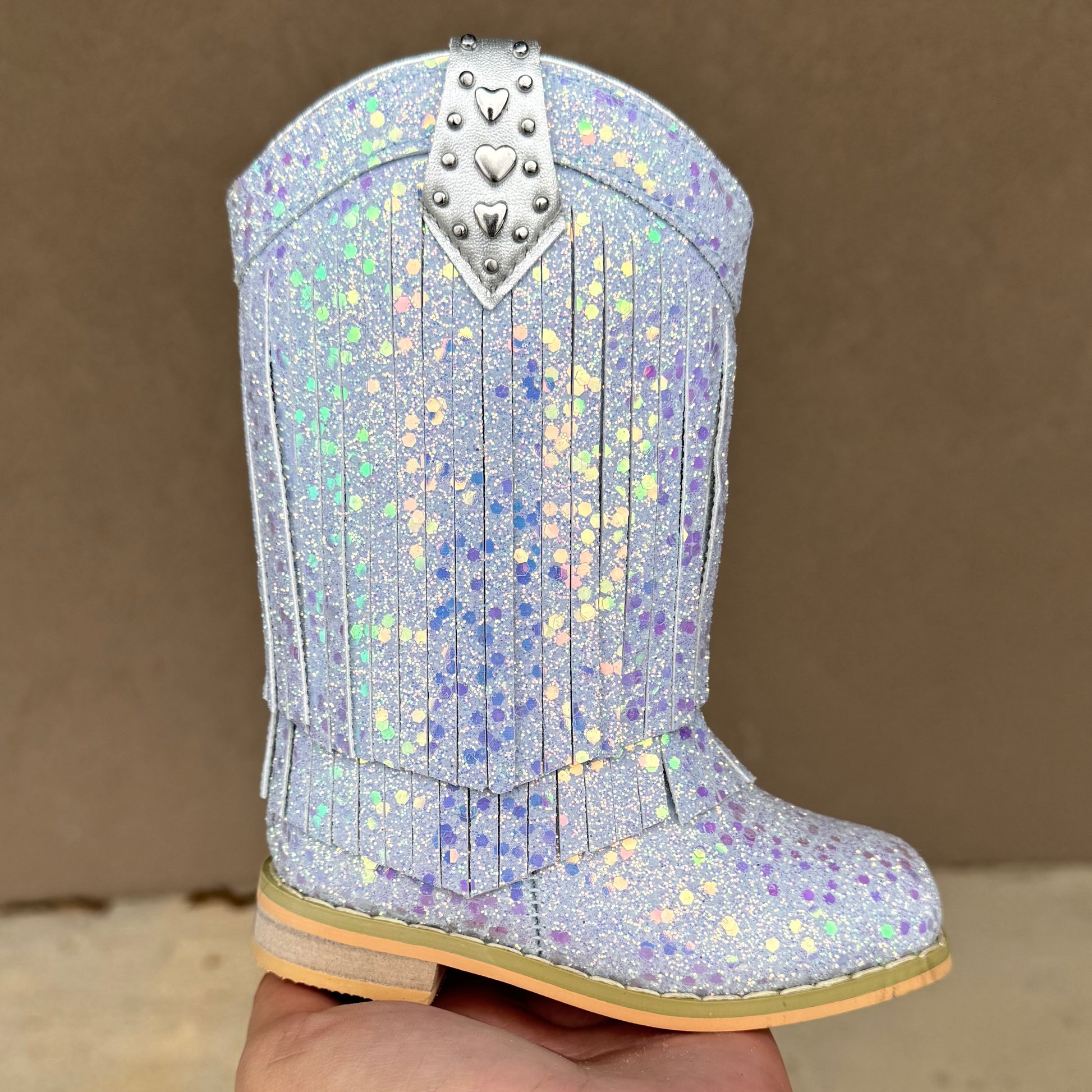 RTS Licorice Double Glitter Fringe Cowgirls
