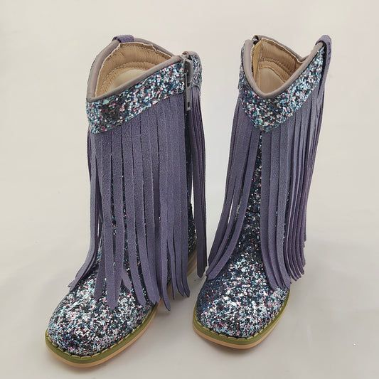 RTS Mermaid Tail SUEDE Fringe Cowgirl