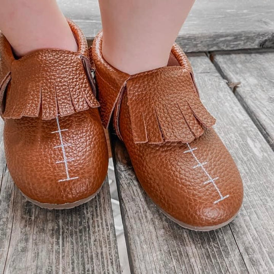 RTS Football Leather Moccs (SZ 2,4,5)