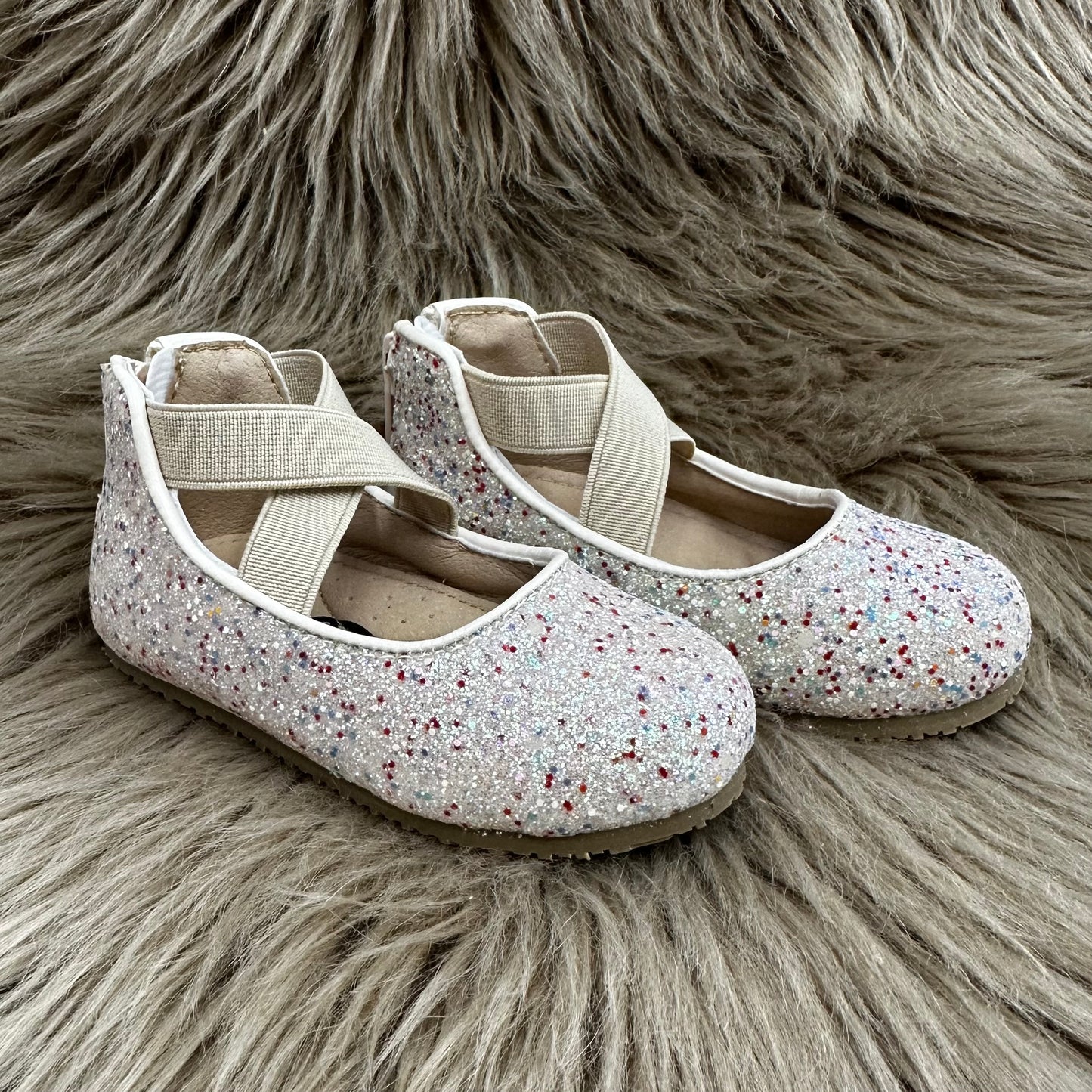 RTS Patriotic Confetti GLOW  Ballerinas ( SZ 2,4)