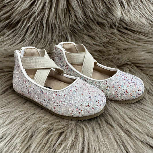 RTS Patriotic Confetti GLOW  Ballerinas ( SZ 2,4)