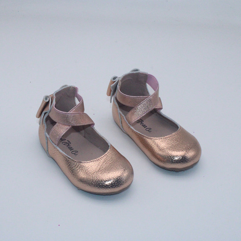 RTS Rose Gold BOWBACKS (SZ 0-3m 3-6m, 12-18m)