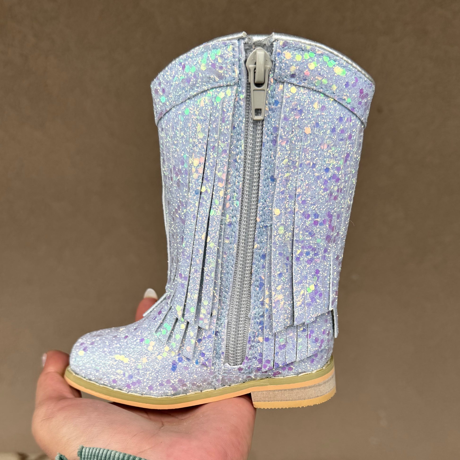 RTS Licorice Double Glitter Fringe Cowgirls